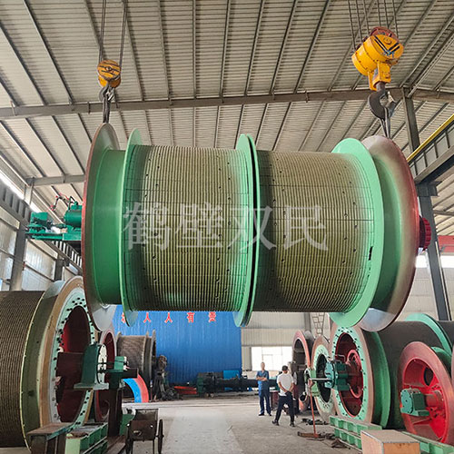 双筒2米单绳缠绕式矿井提升机发货！