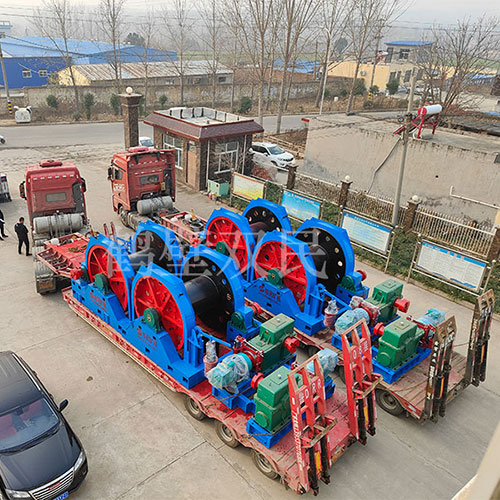 25吨凿井绞车制作&发货！